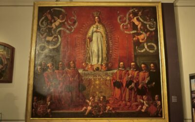 El llenç ‘La Immaculada Concepció i els Jurats de la ciutat de València’ recupera l’esplendor