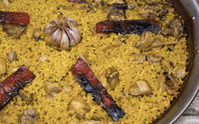 Paella de conill