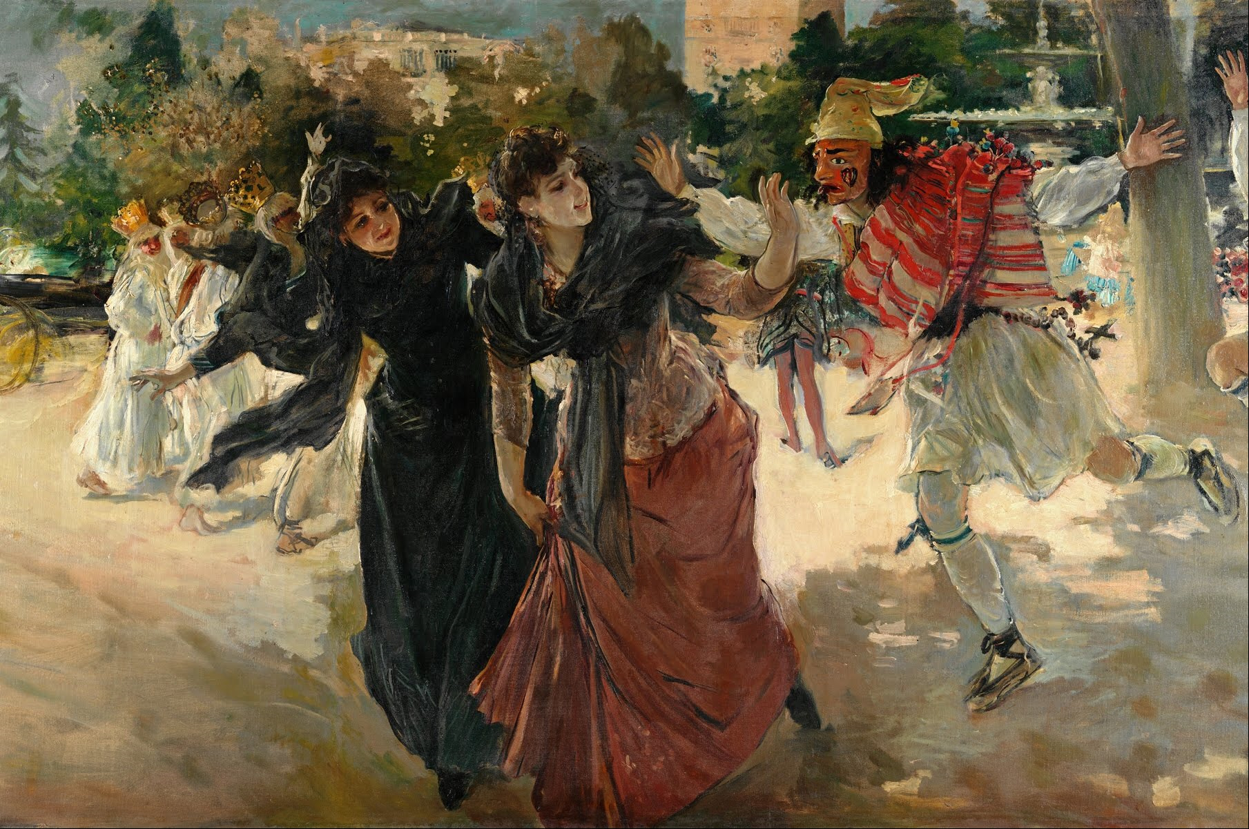 Ignacio_Pinazo_Camarlench_ Vespra de Carnaval en l’Alameda
