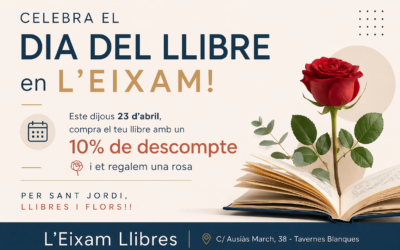 L’Eixam Llibres celebra Sant Jordi amb descomptes i roses a Tavernes Blanques