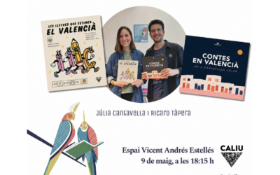Júlia Cantavella i Ricard Tàpera duen un taller infantil a la Fira del Llibre de València