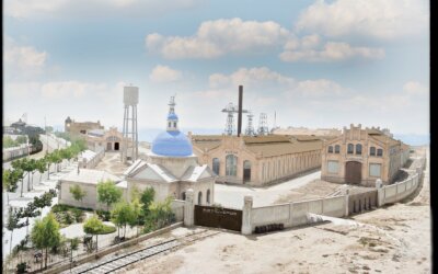 Les drassanes de València en 1934, a color